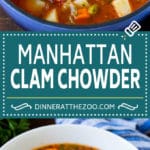 Manhattan Clam Chowder Recipe | Red Clam Chowder #chowder #soup #seafood #clams #bacon #dinner #sraye