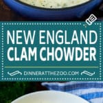 New England Clam Chowder Recipe | White Clam Chowder #chowder #soup #seafood #clams #bacon #dinner #sraye