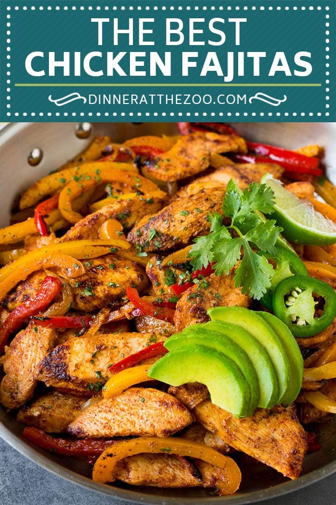 Chicken Fajitas Recipe #chicken #fajitas #peppers #dinner #sraye #lowcarb