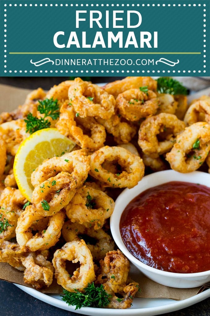 Fried Calamari Recipe #seafood #appetizer #dinner #sraye