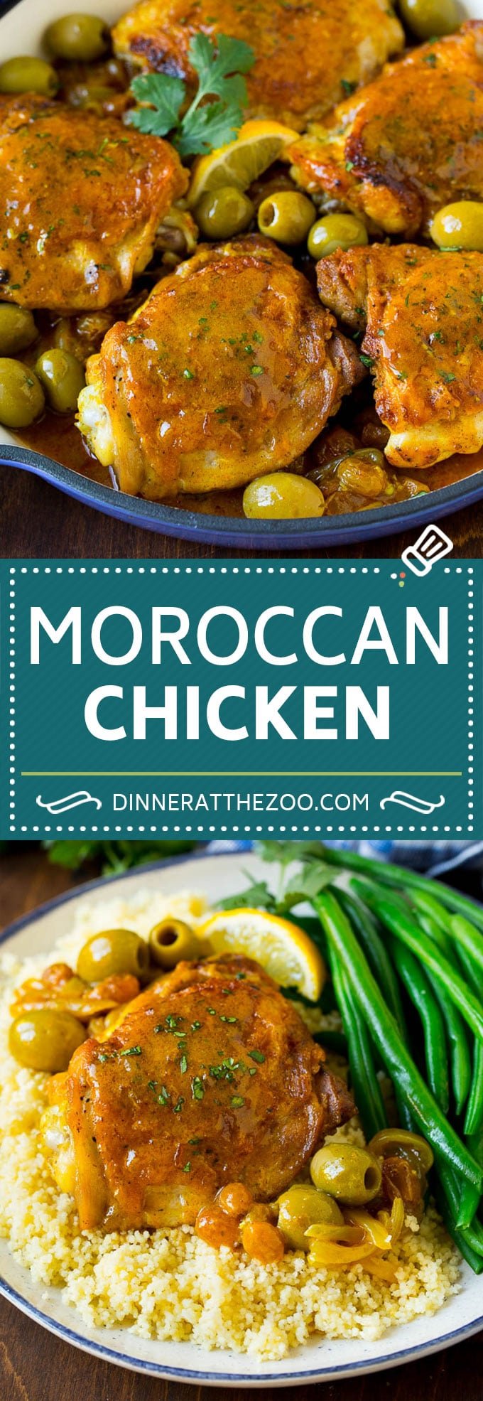 Moroccan Chicken Recipe #chicken #dinner #olives #sraye