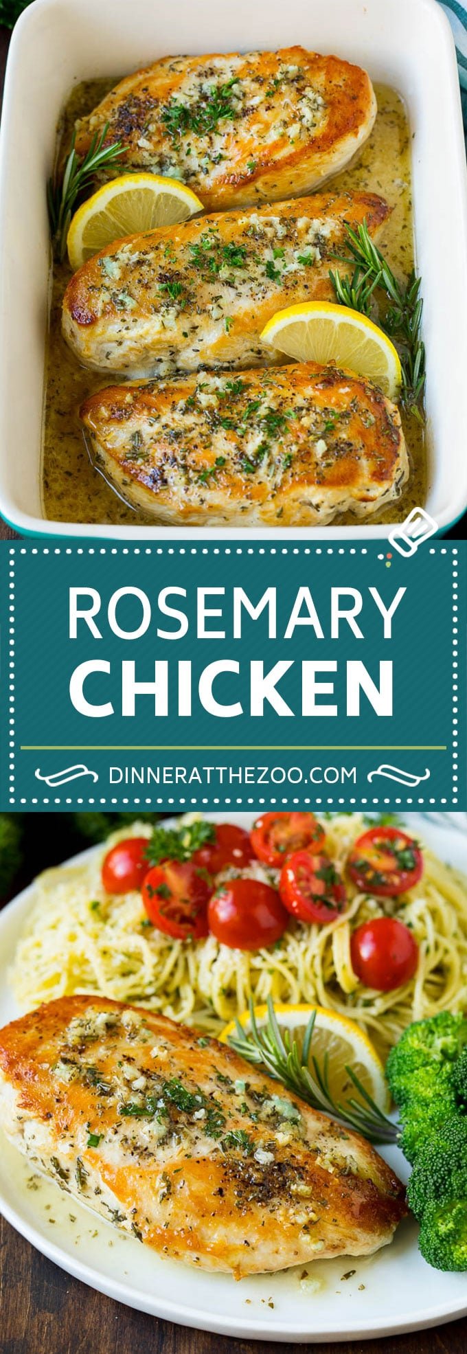 Rosemary Chicken Recipe | Baked Chicken #chicken #lemon #garlic #lowcarb #dinner #sraye #rosemary