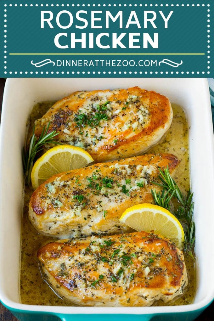 Rosemary Chicken Recipe | Baked Chicken #chicken #lemon #garlic #lowcarb #dinner #sraye #rosemary