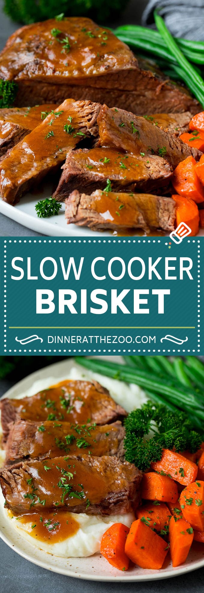 Slow Cooker Brisket Recipe | Crockpot Brisket #beef #slowcooker #crockpot #dinner #sraye