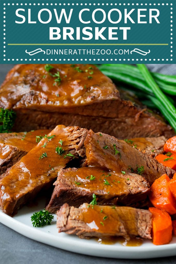 Slow Cooker Brisket Recipe | Crockpot Brisket #beef #slowcooker #crockpot #dinner #sraye