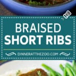Braised Short Ribs Recipe #beef #dinner #sraye