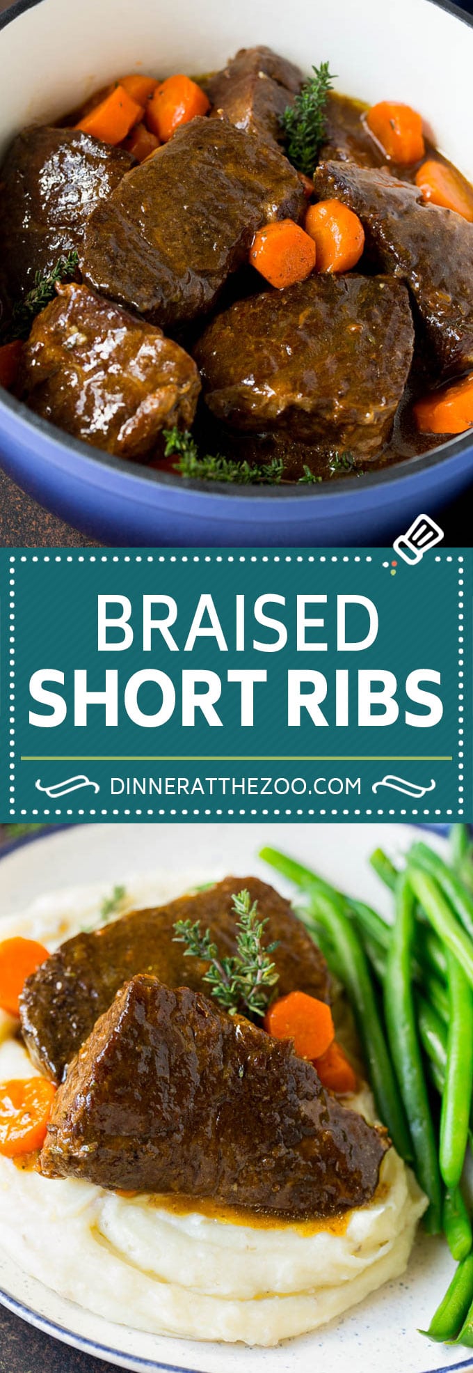 Braised Short Ribs Recipe #beef #dinner #sraye