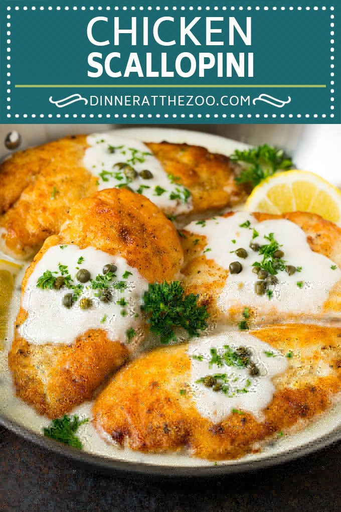 Chicken Scallopini Recipe #chicken #chickenbreast #dinner #sraye