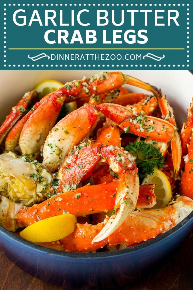 Crab Legs with Garlic Butter #crab #seafood #dinner #lowcarb #sraye