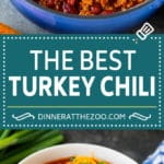 Turkey Chili Recipe #turkey #chili #dinner #sraye