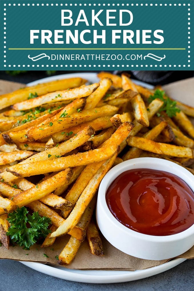Baked French Fries Recipe #potatoes #fries #dinner #sraye