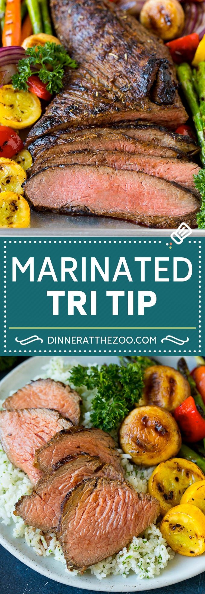 The best tri tip marinade for perfectly tender beef every time! #beef #sraye